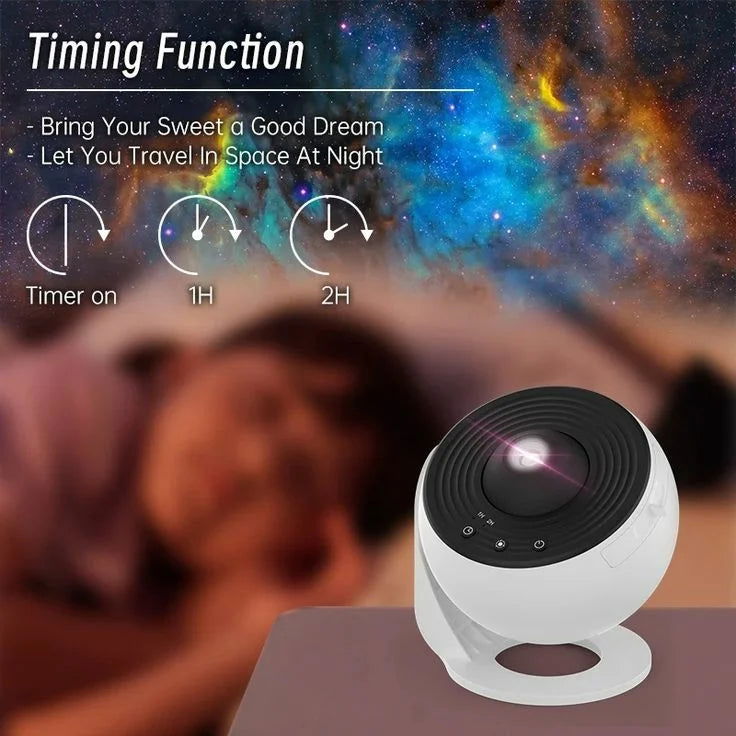 De Spirit Of Light Starry Sky Galaxy Projector De Spirit Of Light Ambient Lighting Ceiling Projector Kids Room Lighting LED Projector Night Light Room Decor Star Projector Starry Sky Projector