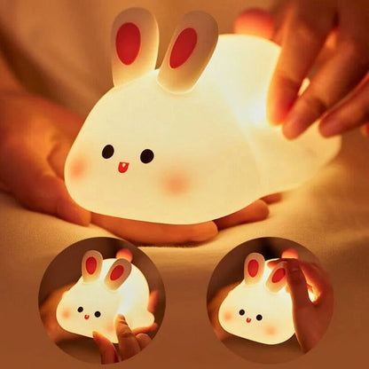 De Spirit Of Light Cute Animal LED Night Light - Adorable Illumination for Any Room De Spirit Of Light Ambient Lighting Animal Night Light Battery Operated Lamp Children's Night Light Cute Night Light Desk Accessories Home Decor Kids Room Lighting LED Light LED Lighting Modern Lighting Soft Glow Light