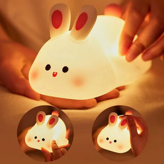 De Spirit Of Light Cute Animal LED Night Light - Adorable Illumination for Any Room De Spirit Of Light Ambient Lighting Animal Night Light Battery Operated Lamp Children's Night Light Cute Night Light Desk Accessories Home Decor Kids Room Lighting LED Light LED Lighting Modern Lighting Soft Glow Light